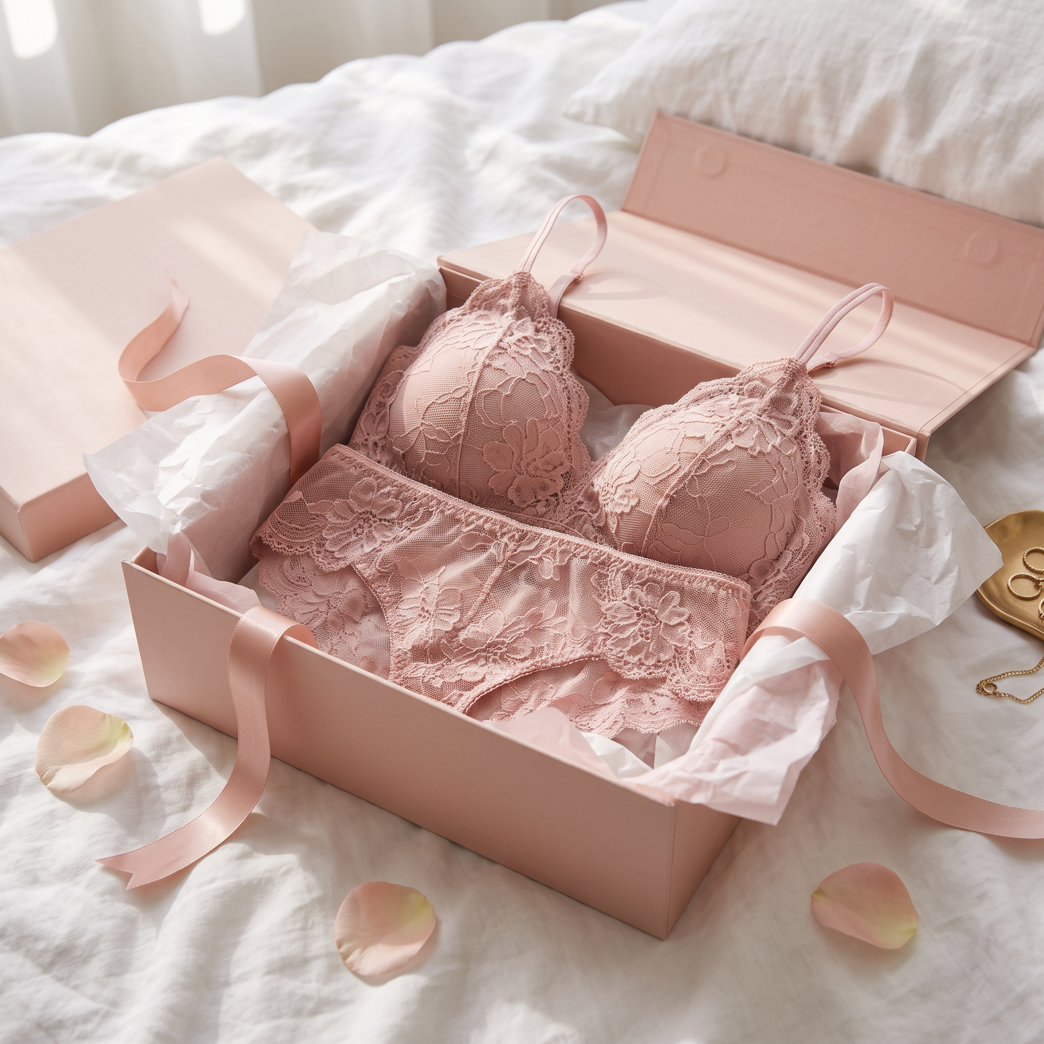 Lace set in a gift box